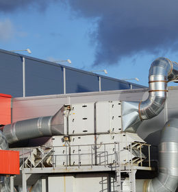 Industrial steel air conditioning and ventilation systems